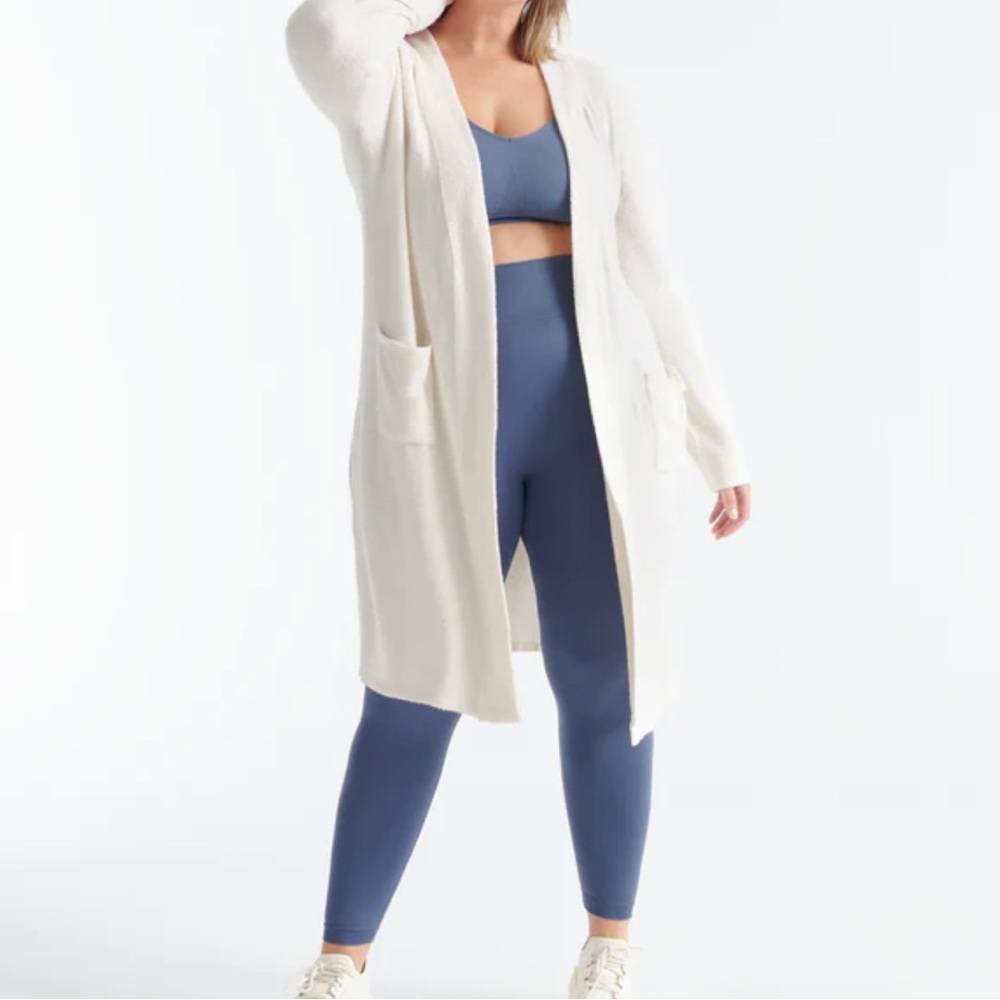 Knix Cozzzy Lounge Cardigan-Ivory - Picture 5 of 8